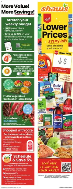 Preview of Shaw's weekly ads valid from 25.07.2025
