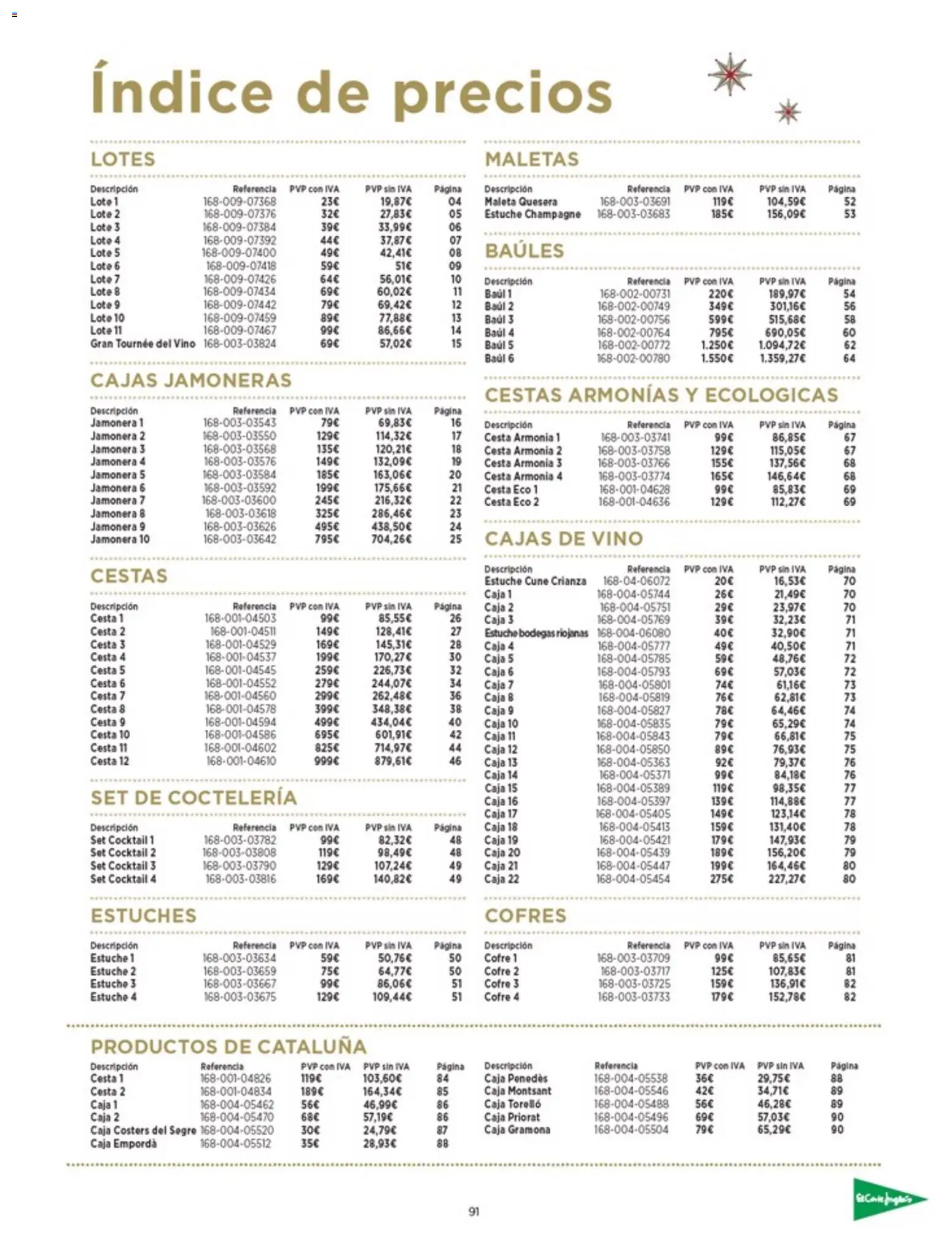 Nuevas ofertas de El Corte Inglés válidas en toda la República Mexicana desde el 03.10.2025. ¡Encuentra las mejores ofertas en El Corte Inglés catálogo Especial Cataluña! | Página: 91 | Productos: Champagne, Maleta, Estuche, Vino
