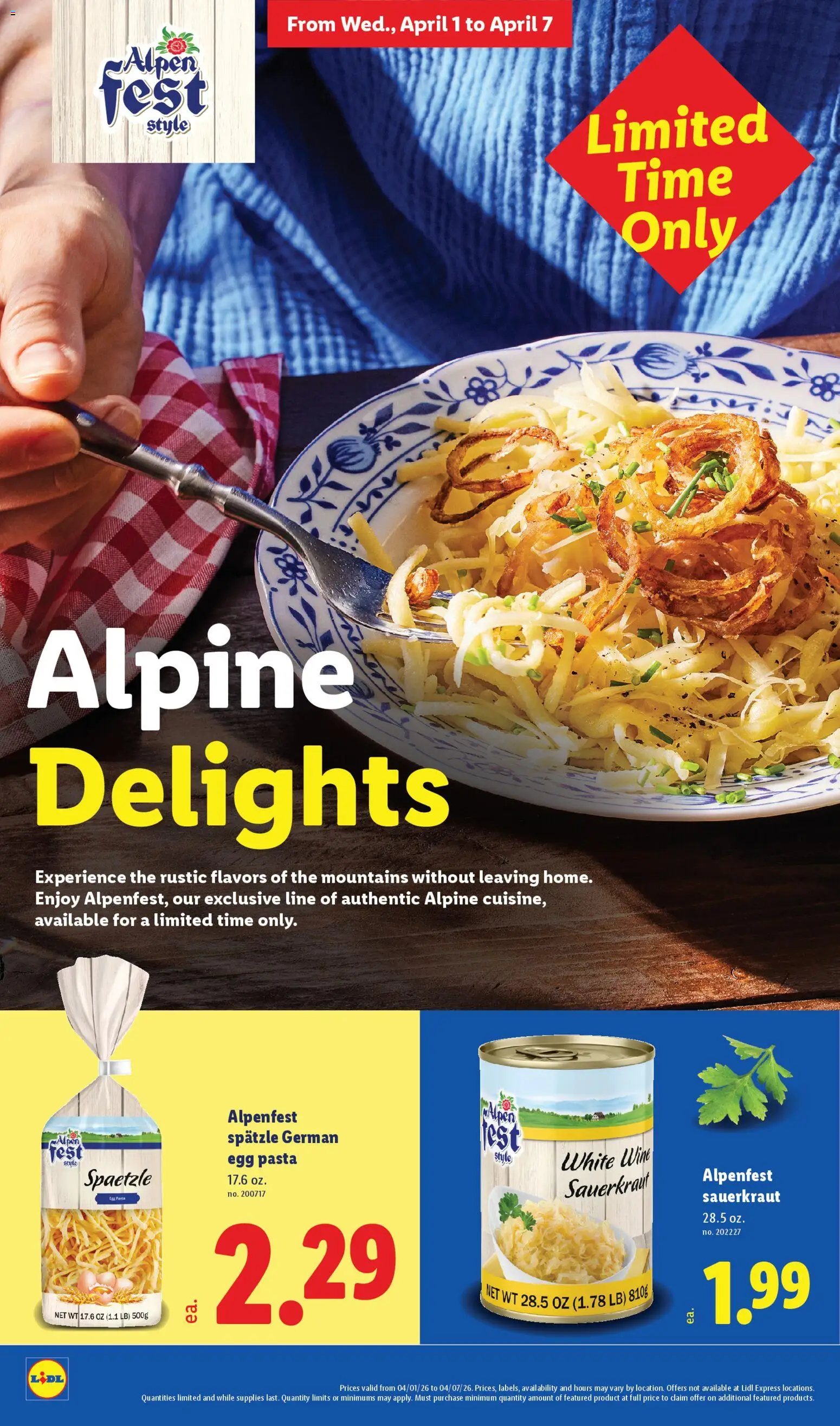 Lidl Weekly Ad - valid from 01.04.2026 | Page: 20 | Products: Wine, Pasta