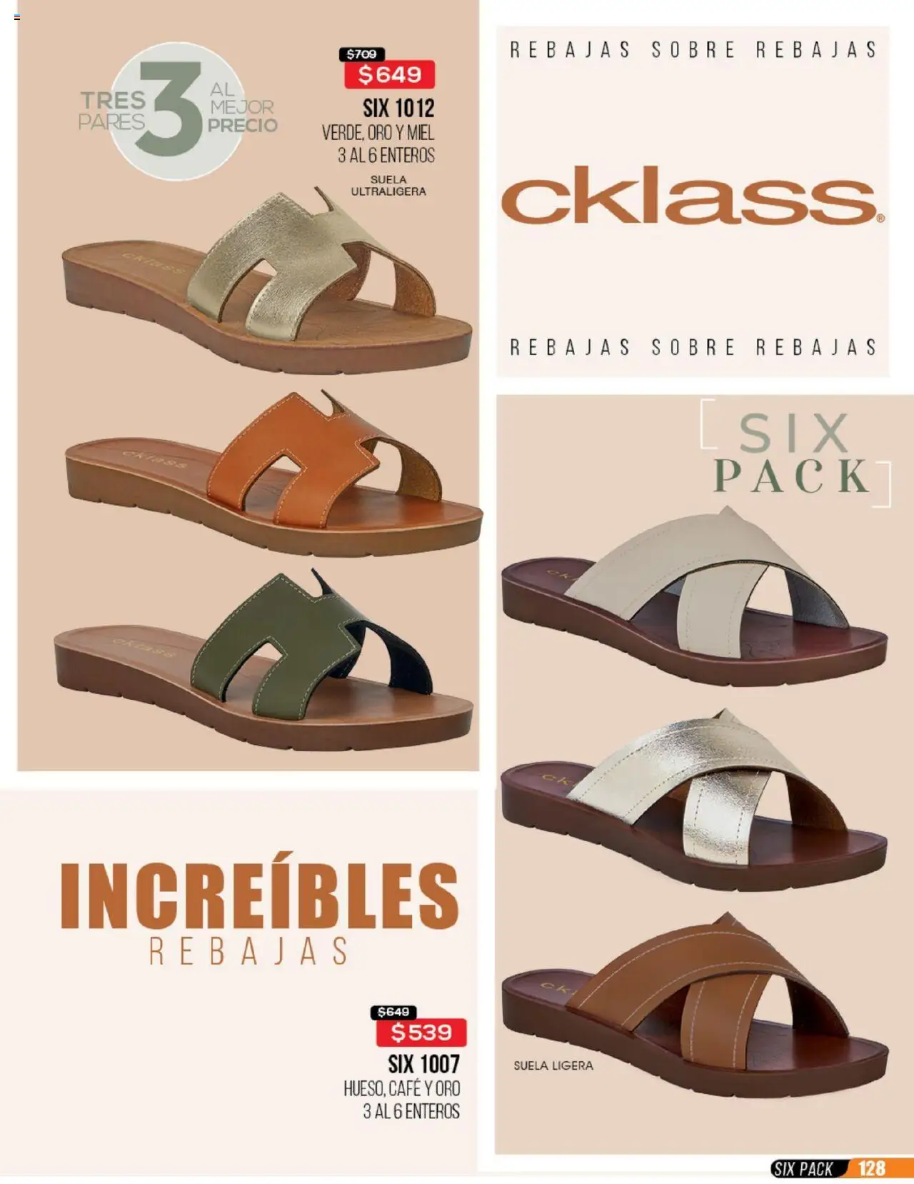 Nuevas ofertas de Cklass válidas en toda la República Mexicana desde el 23.06.2025. ¡Encuentra las mejores ofertas en Cklass catálogo Rebajas Sobre Calzado! | Página: 129 | Productos: Café, Sobre