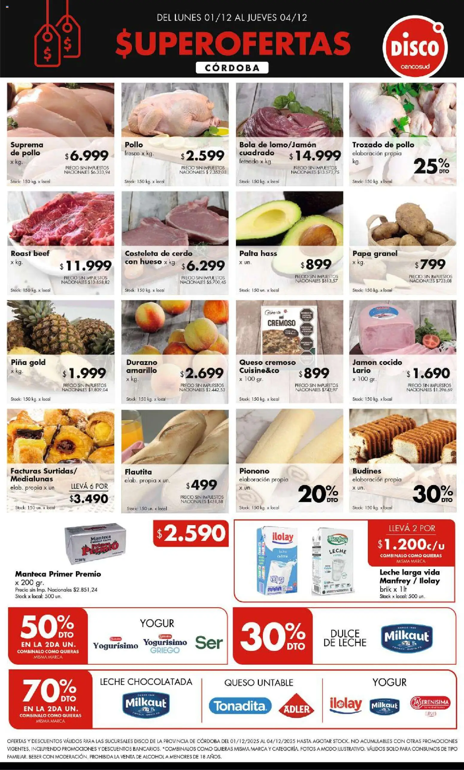 Disco - FERIA DE FRESCOS CÓRDOBA  │ válido desde el 30.11.2025 | Página: 1
