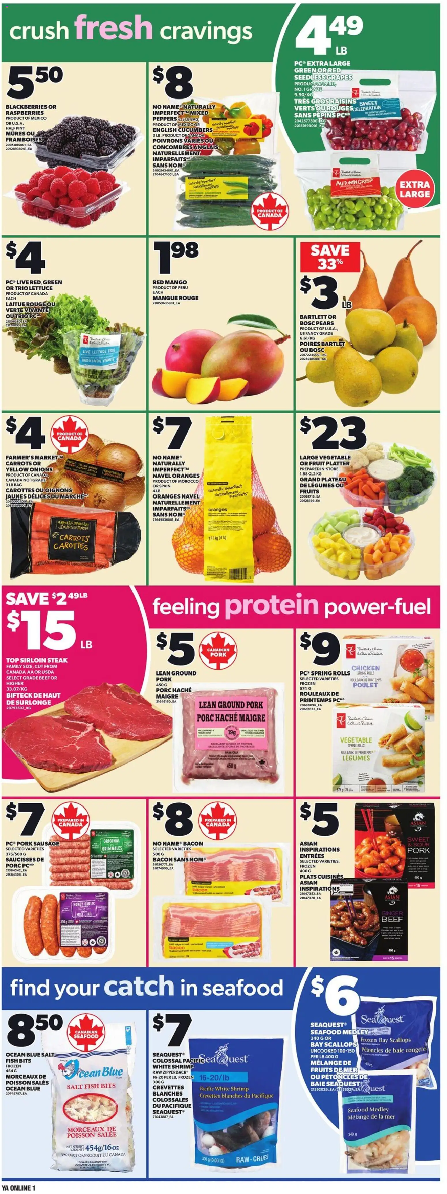 Independent Grocer flyer valid from 01.01.2026 | Page: 3 | Products: Fish, Beef, Pork, Oranges