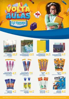 Cometa Supermercados - Ofertas Voltas às Aulas - Pré-Visualização do folheto da loja Cometa Supermercados, válido de 16.07.2025
