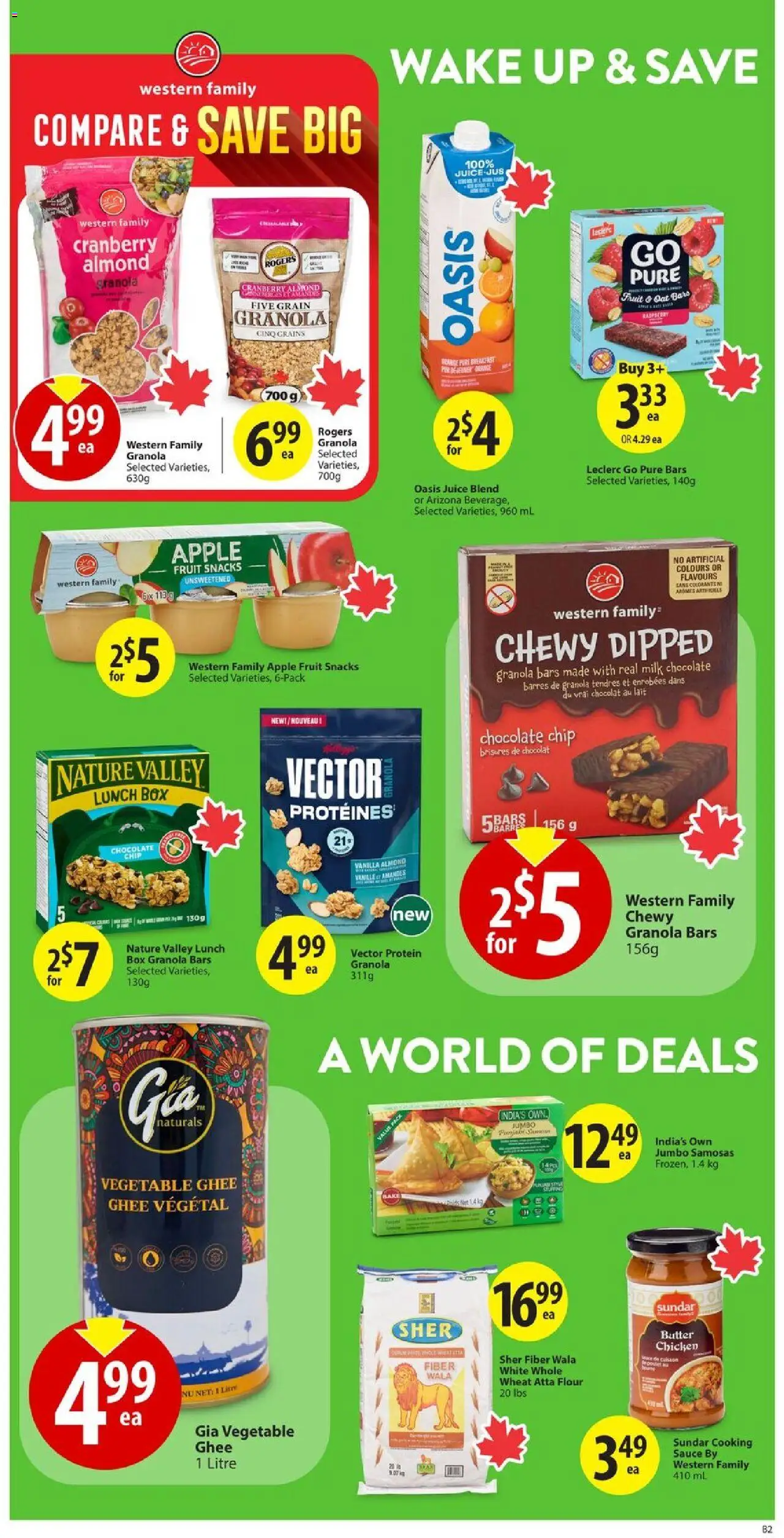 Save on foods flyer valid from 10.07.2025 | Page: 19 | Products: Box, Milk, Chocolate, Juice
