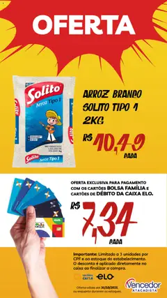 Vencedor Atacadista - Ofertas da semana - Pré-Visualização do folheto da loja Vencedor Atacadista, válido de 07.10.2025 | Página: 3 | Produtos: Caixa, Arroz, Bolsa