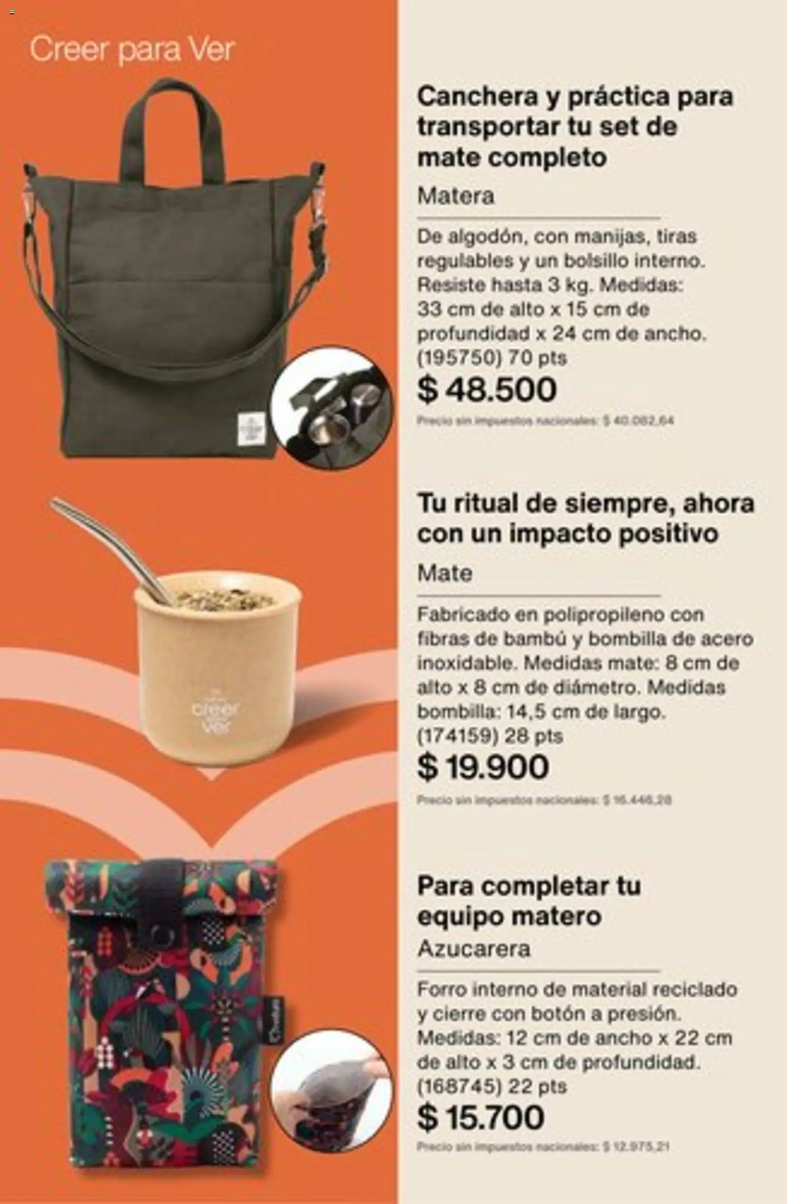 Catálogo Natura Ciclo 1/2026 │ válido desde el 04.12.2025 | Página: 270 | Productos: Mate, Azucarera, Bombilla