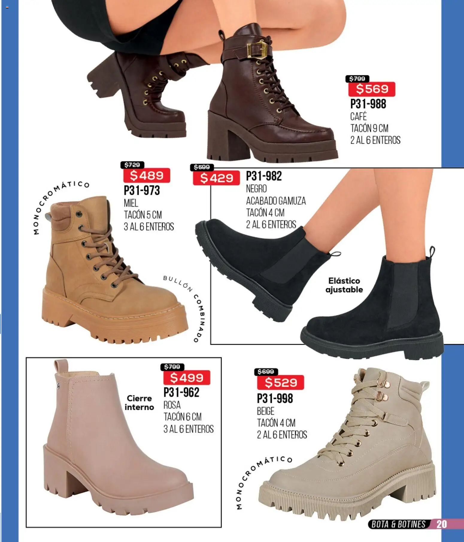 Nuevas ofertas de Cklass válidas en toda la República Mexicana desde el 12.01.2026. ¡Encuentra las mejores ofertas en Cklass catálogo Mega Ofertas Ropa! | Página: 184 | Productos: Café, Gamuza, Botines