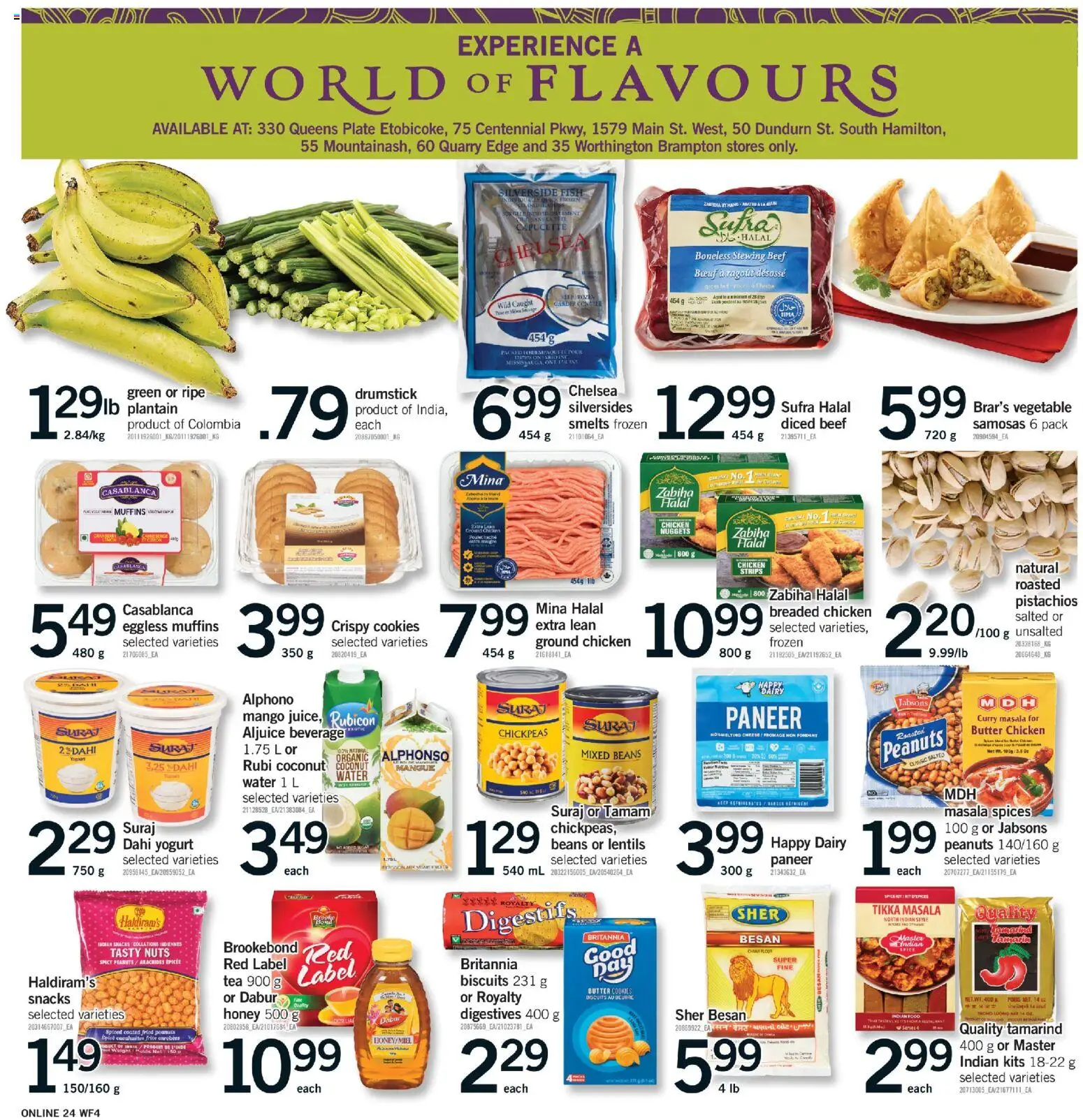 Fortinos flyer valid from 01.01.2026 | Page: 24 | Products: Tea, Cookies, Butter, Cheese