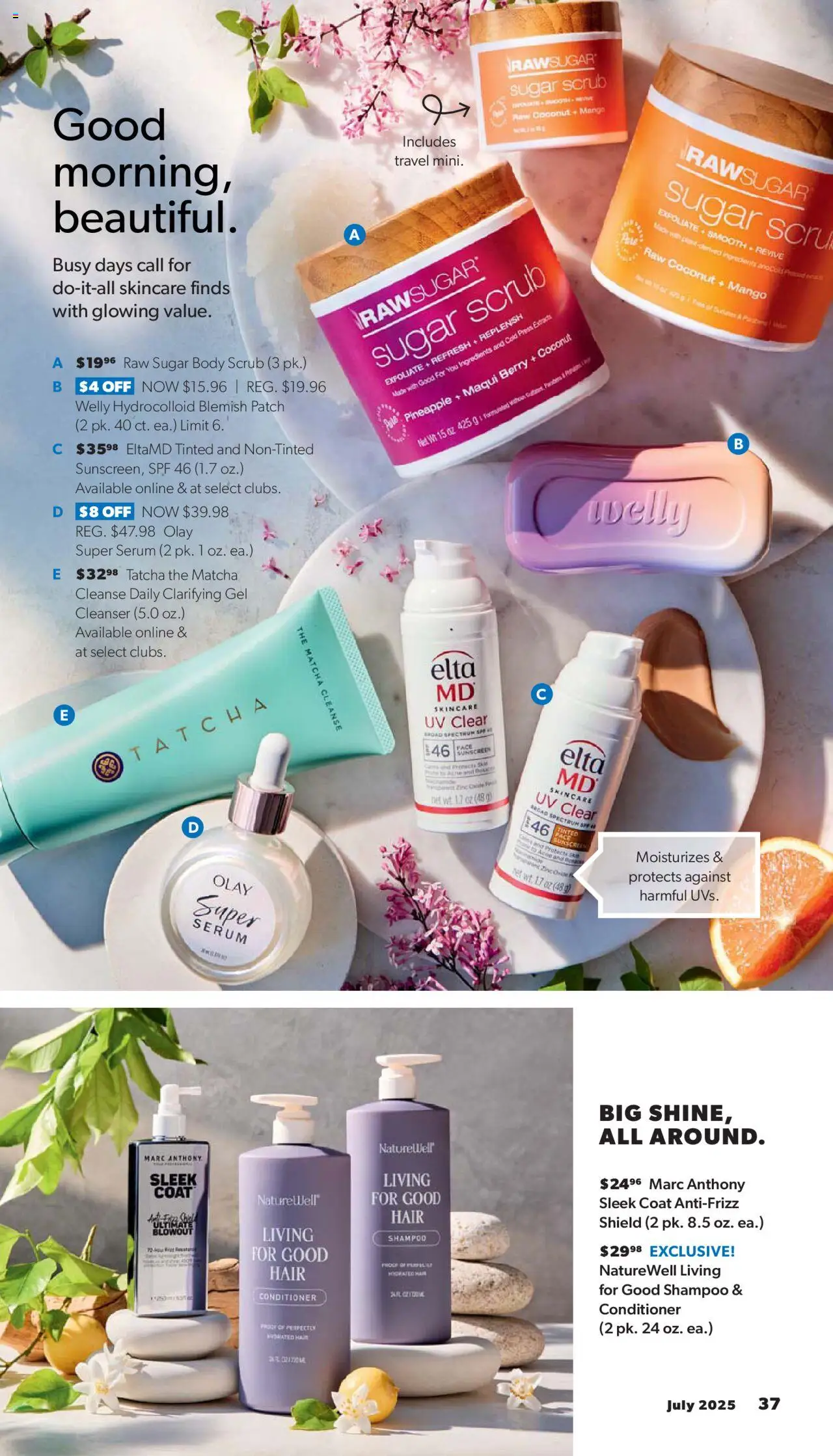 Sam's Club Instant Savings - valid from 23.07.2025 | Page: 37 | Products: Sunscreen, Coat, Sugar, Mango