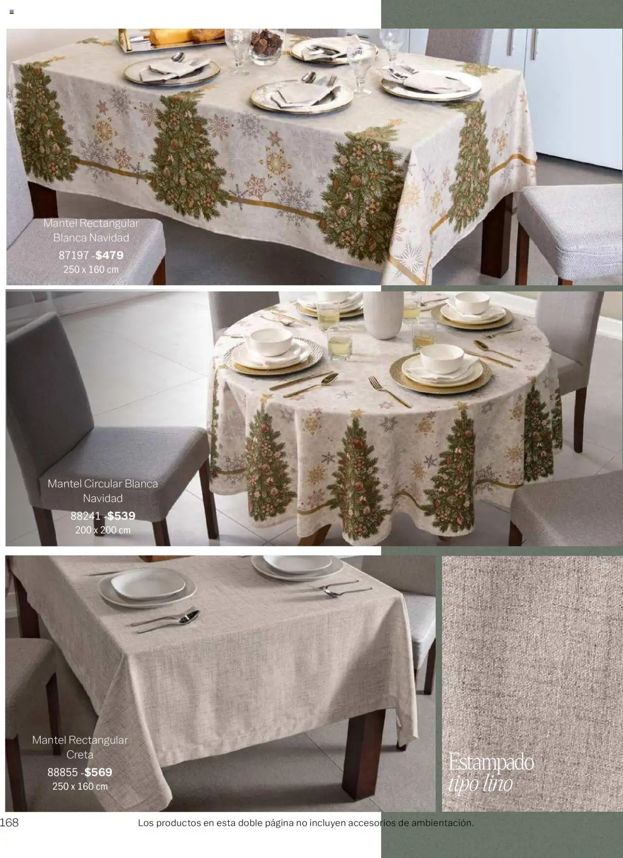 Nuevas ofertas de Vianney válidas en toda la República Mexicana desde el 15.08.2025. ¡Encuentra las mejores ofertas en Vianney - Catálogo Invierno! | Página: 170 | Productos: Mantel