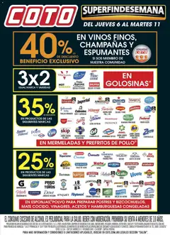 Vista previa Coto - Superfindsemana válido desde el 06.11.2025