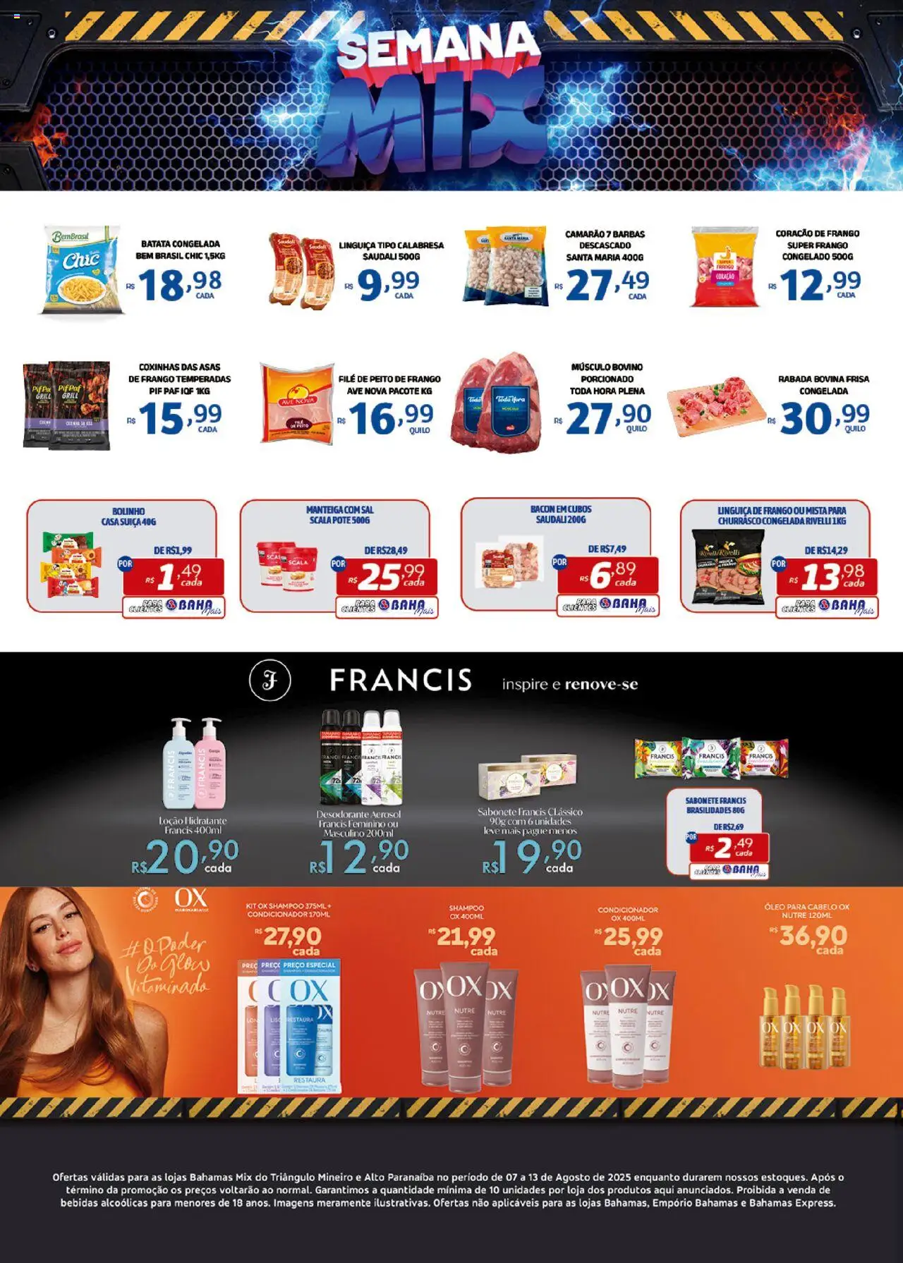 Bahamas Mix Folheto - válido de 07.08.2025 | Página: 2 | Produtos: Grill, Condicionador, Coração de frango, Sal