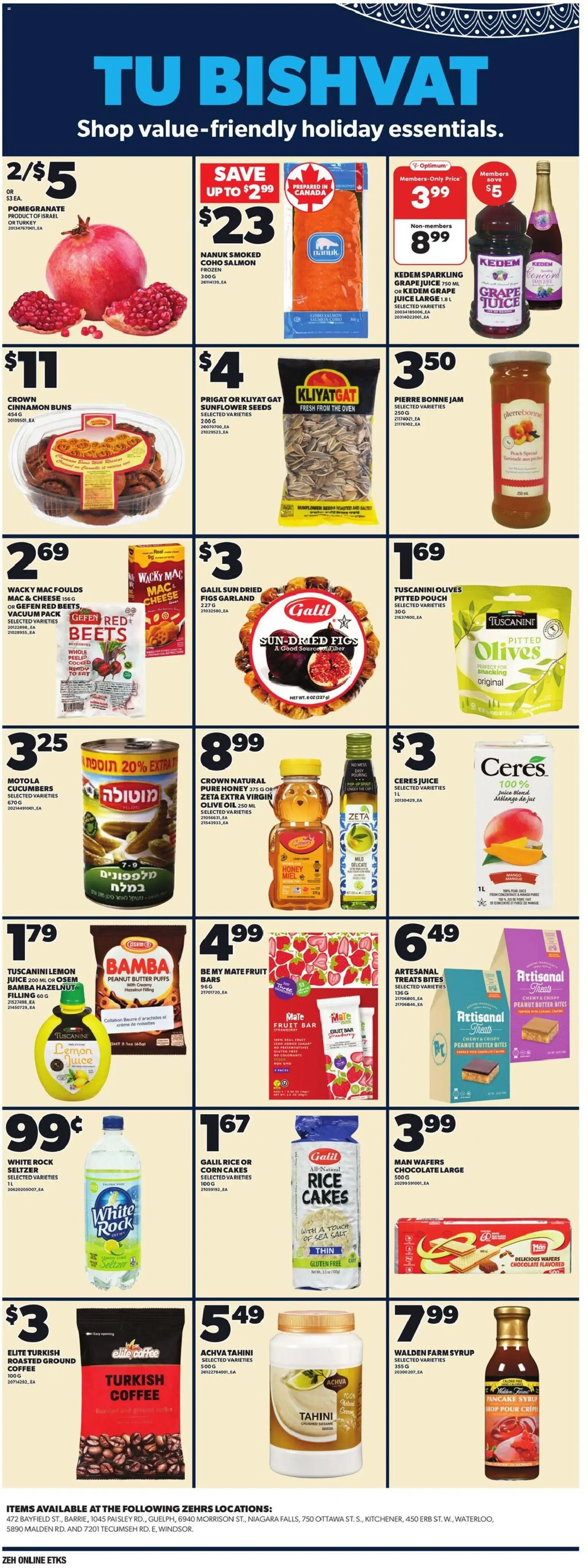 Zehrs flyer valid from 22.01.2026 | Page: 9 | Products: Oven, Butter, Oil, Coffee