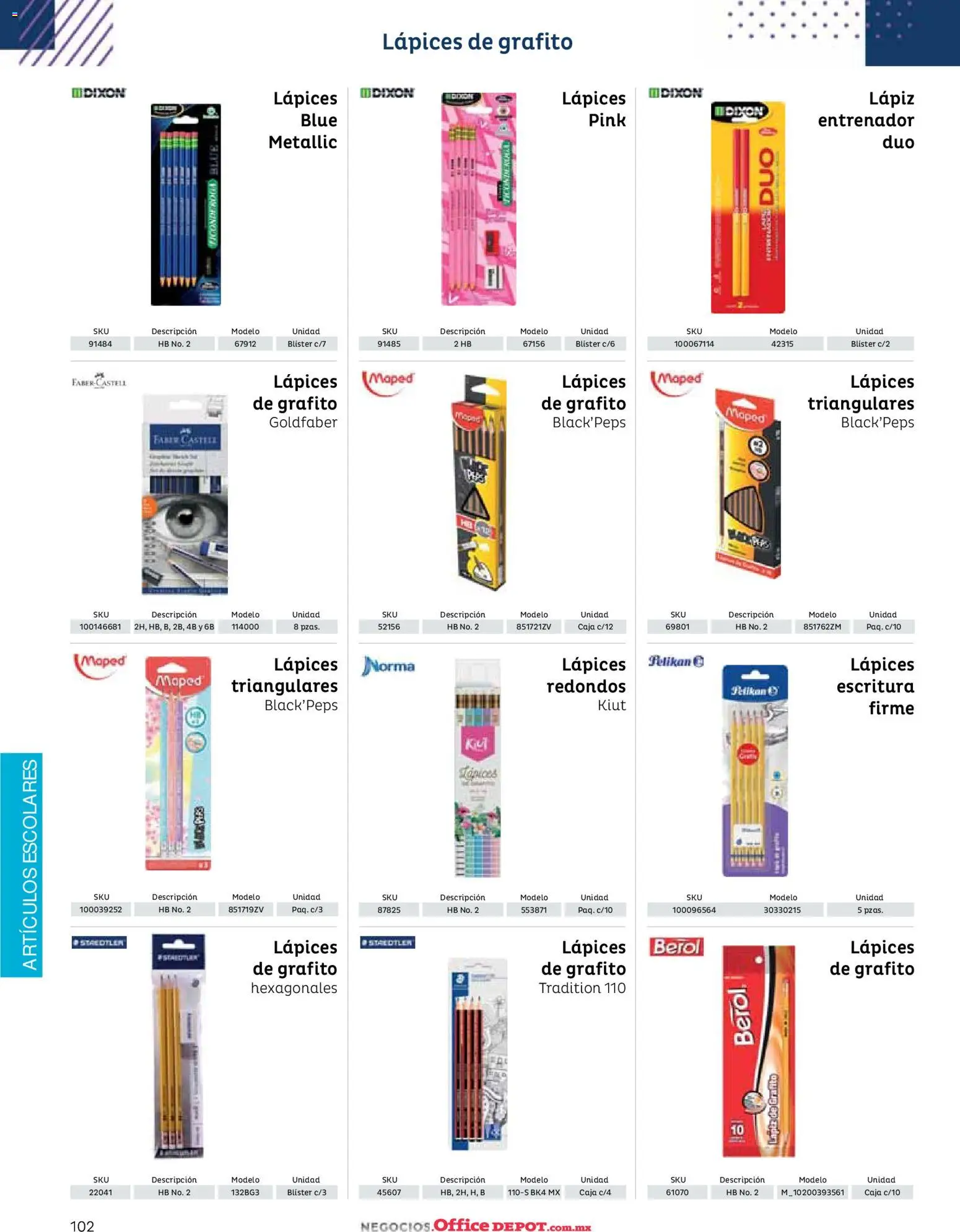 Nuevas ofertas de Office Depot válidas en toda la República Mexicana desde el 12.01.2026. ¡Encuentra las mejores ofertas en Office Depot catálogo 2026! | Página: 104 | Productos: Caja