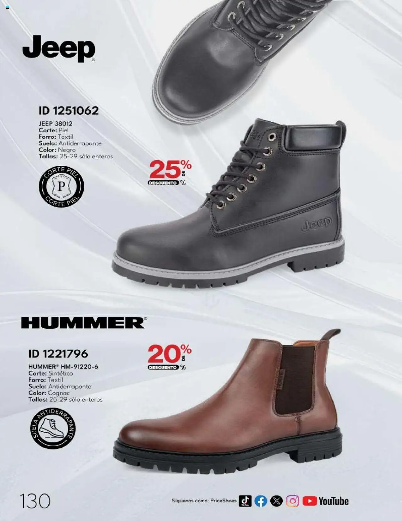 Nuevas ofertas de Price Shoes válidas en toda la República Mexicana desde el 14.10.2025. ¡Encuentra las mejores ofertas en Price Shoes - Catálogo - 10 Pagos sin Intereses! | Página: 130