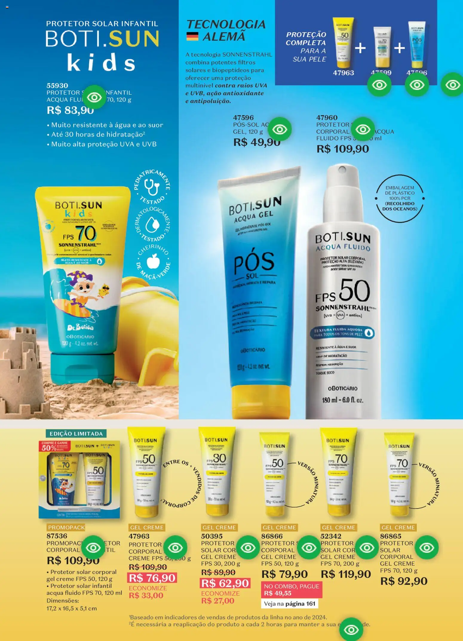 O Boticário Folheto - válido de 26.12.2025 | Página: 169 | Produtos: Protetor solar, Creme corporal, Creme