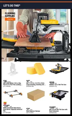 Preview of Home Depot weekly ads valid from 12.01.2026 | Page: 3 | Products: Saw, Sponge