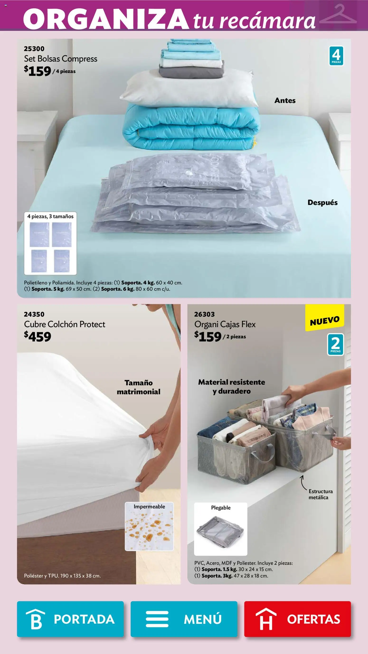 Nuevas ofertas de Betterware válidas en toda la República Mexicana desde el 02.02.2026. ¡Encuentra las mejores ofertas en Betterware campaña 2 2026! | Página: 18 | Productos: Colchón