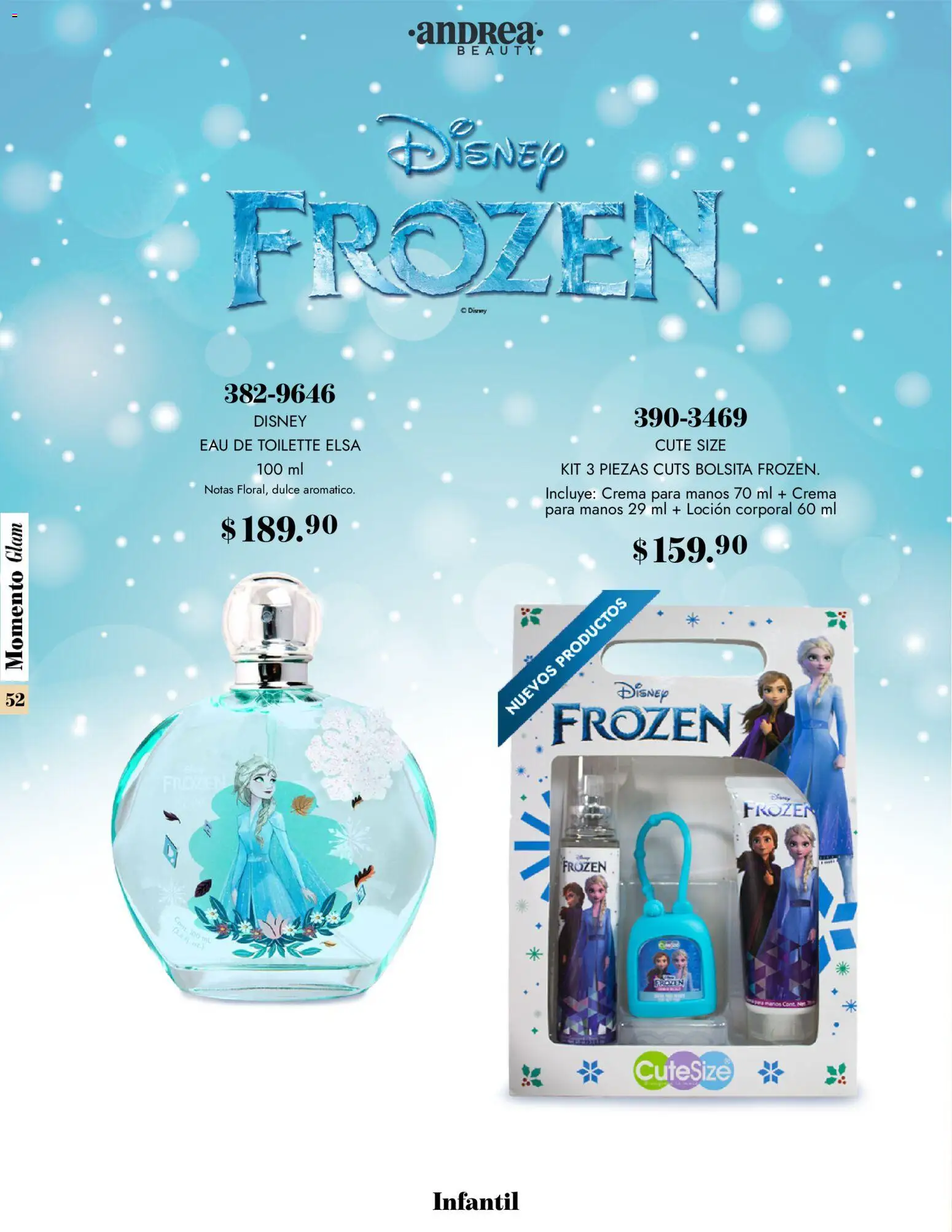 Nuevas ofertas de Andrea válidas en toda la República Mexicana desde el 26.10.2025. ¡Encuentra las mejores ofertas en Andrea catálogo Momento Glam! | Página: 52 | Productos: Crema, Loción, Eau de toilette