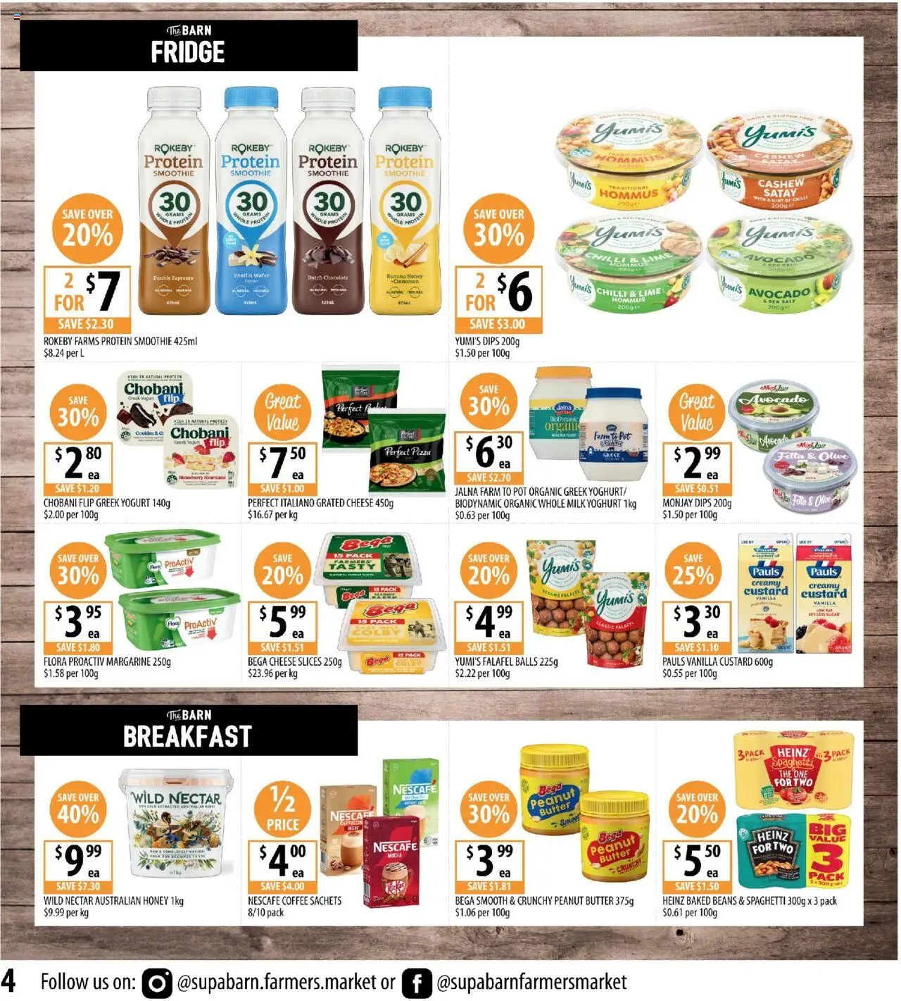 Supabarn catalogue - valid from 24.09.2025 | Page: 4 | Products: Milk, Yoghurt, Pizza, Olives