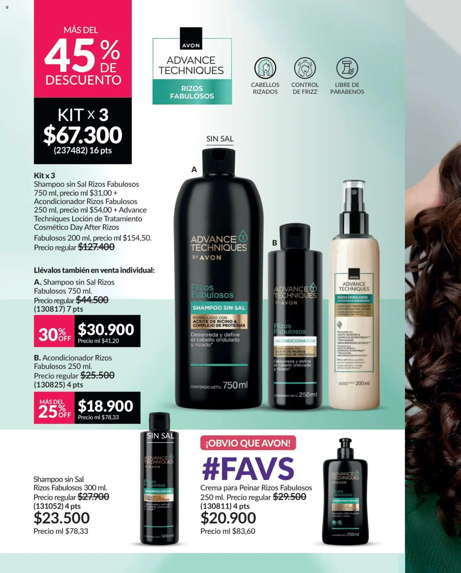 Avon revista - valida desde el 01.02.2026 | Página: 153 | Productos: Crema, Individual, Sal, Shampoo