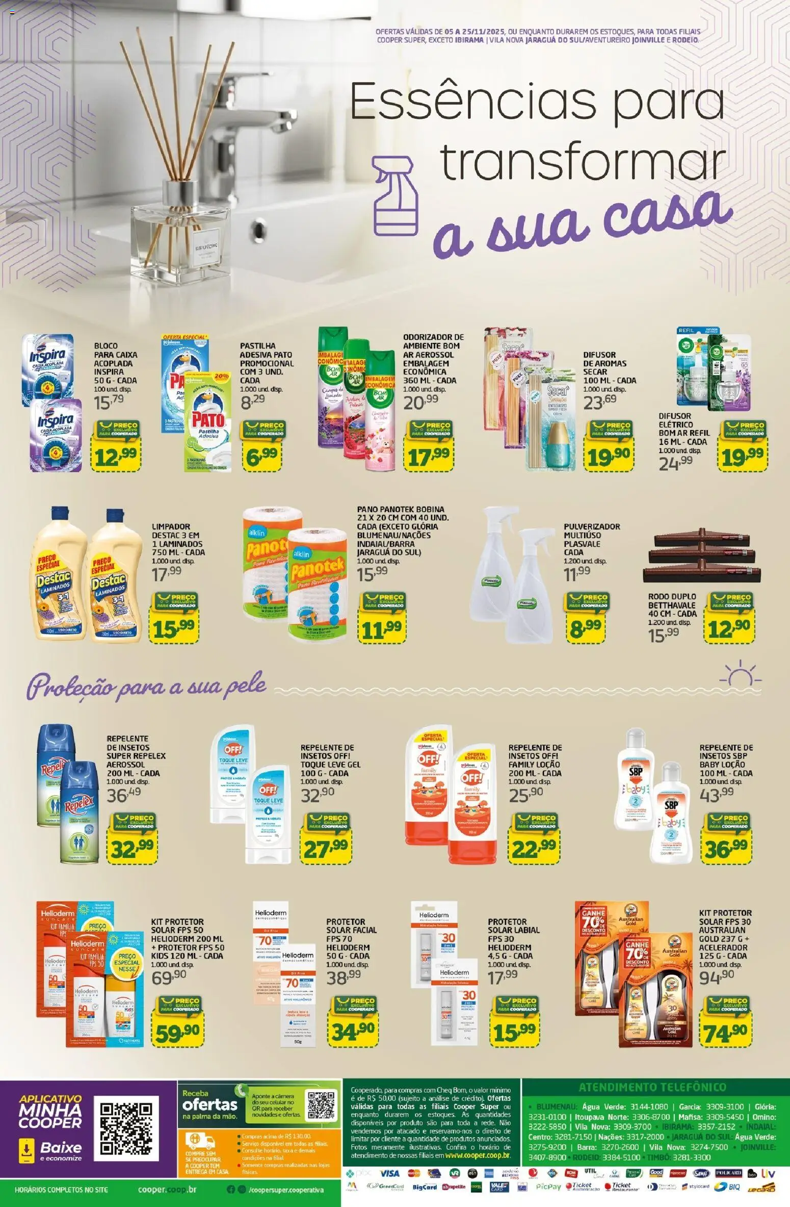 Cooper Folheto - válido de 05.11.2025 | Página: 4 | Produtos: Difusor, Celular, Repelente, Câmera
