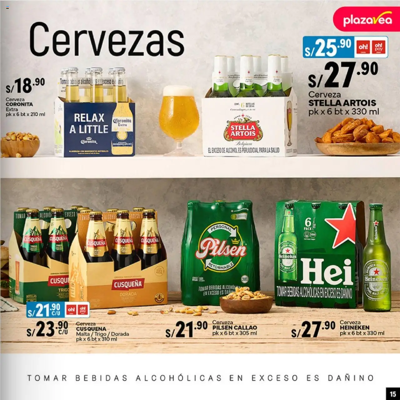 Catálogo Plaza Vea válido desde 13.06.2025 | Página: 15 | Productos: Cerveza