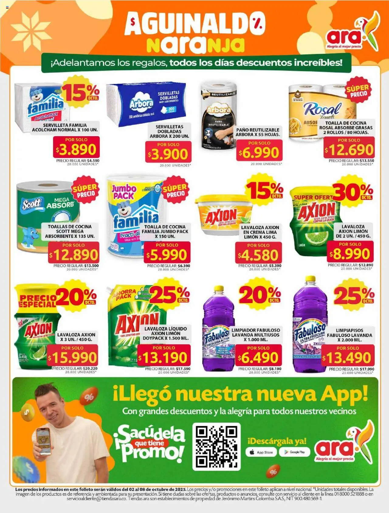 Ara revista - valida desde el 02.10.2025 | Página: 6 | Productos: Cocina, Servilletas, Toalla, Toallas