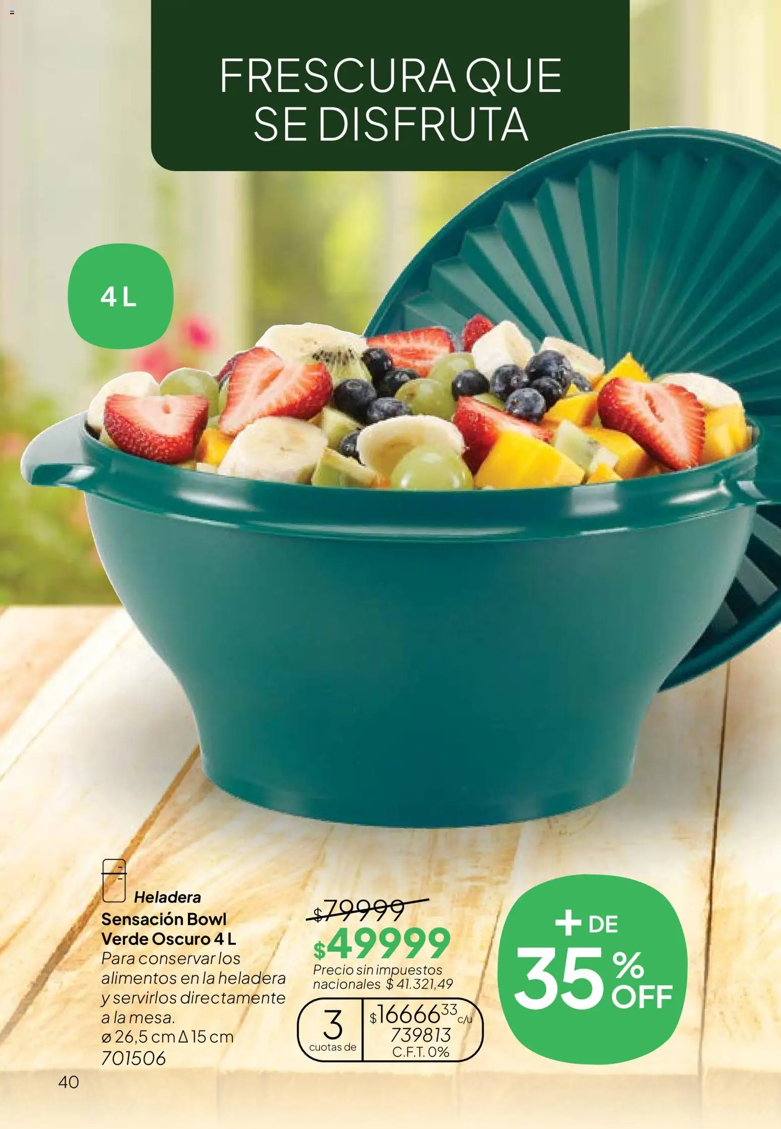 Tupperware Folleto de Campaña 2/2026 │ válido desde el 18.12.2025 | Página: 41 | Productos: Bowl, Heladera