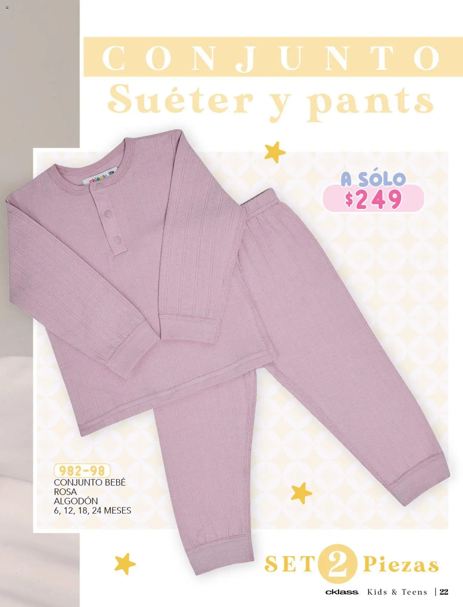 Nuevas ofertas de Cklass válidas en toda la República Mexicana desde el 26.03.2026. ¡Encuentra las mejores ofertas en Cklass catálogo Especial Día del Niño! | Página: 74 | Productos: Suéter, Algodón, Conjunto, Pants