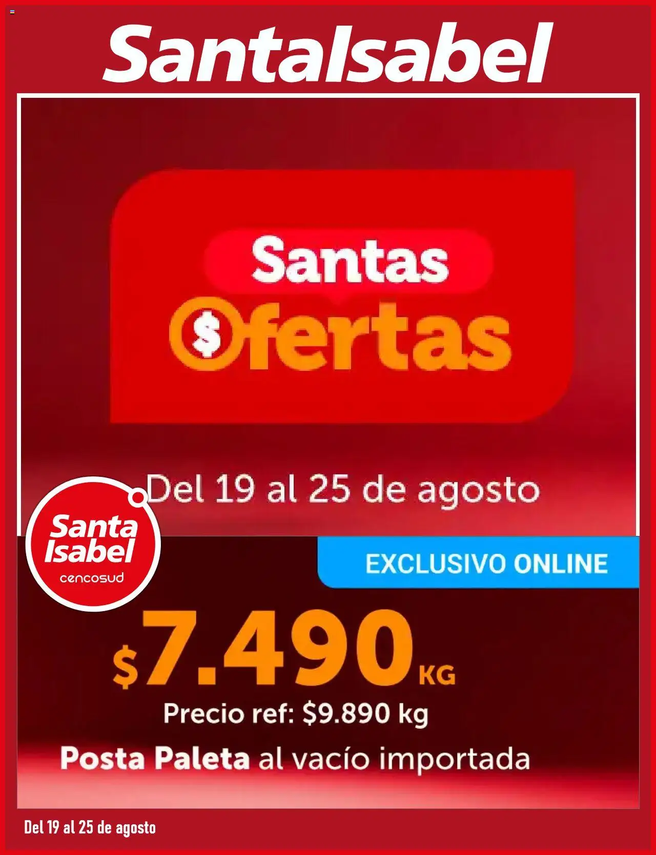 Santa Isabel ofertas  │ válido desde el 19.08.2025 | Página: 1