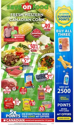 Preview of Save on foods weekly flyer / circulaire from shop Save on foods valid from 07.08.2025