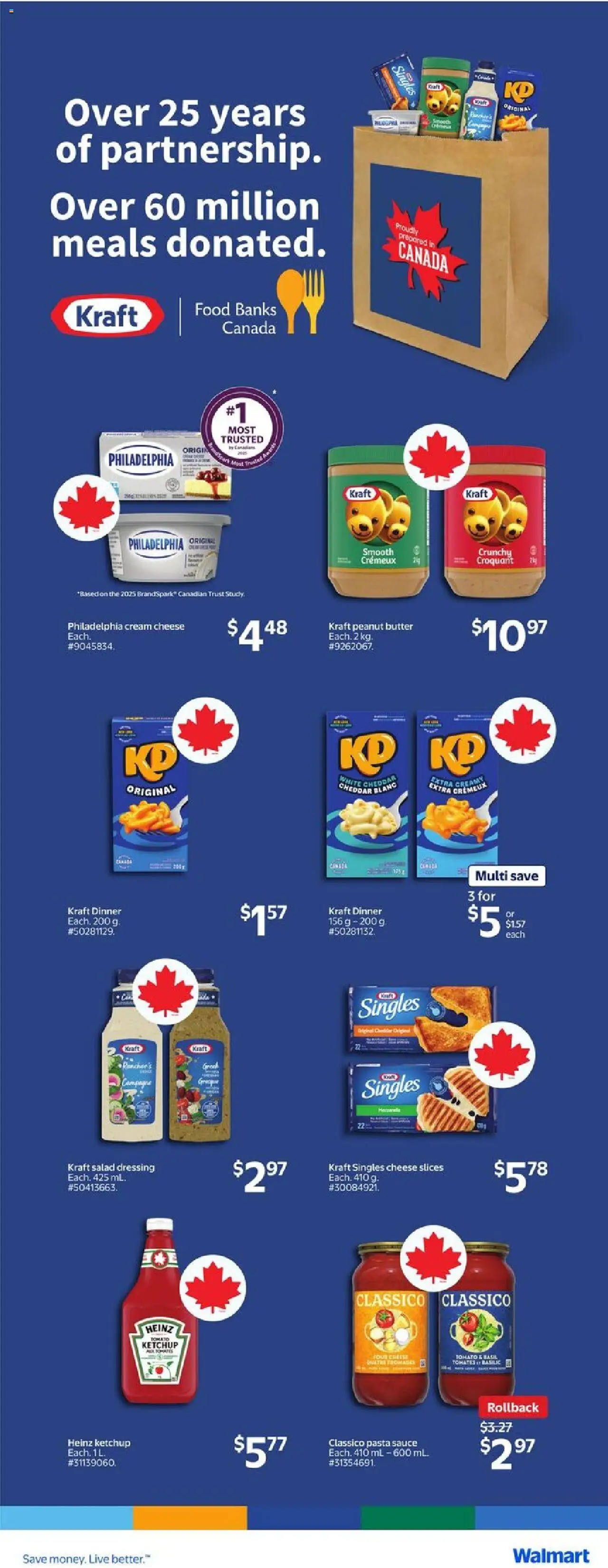 Walmart flyer valid from 16.10.2025 | Page: 23 | Products: Ketchup, Cream, Salad, Cheese