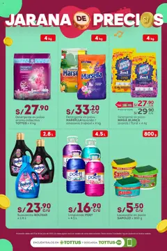 Catálogo Tottus válido desde 03.07.2025 | Página: 11 | Productos: Detergente, Pasta, Crema, Fragancia