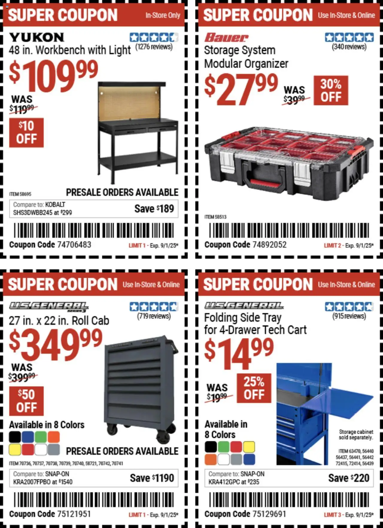 Harbor Freight Summer Coupons - valid from 18.08.2025 | Page: 11
