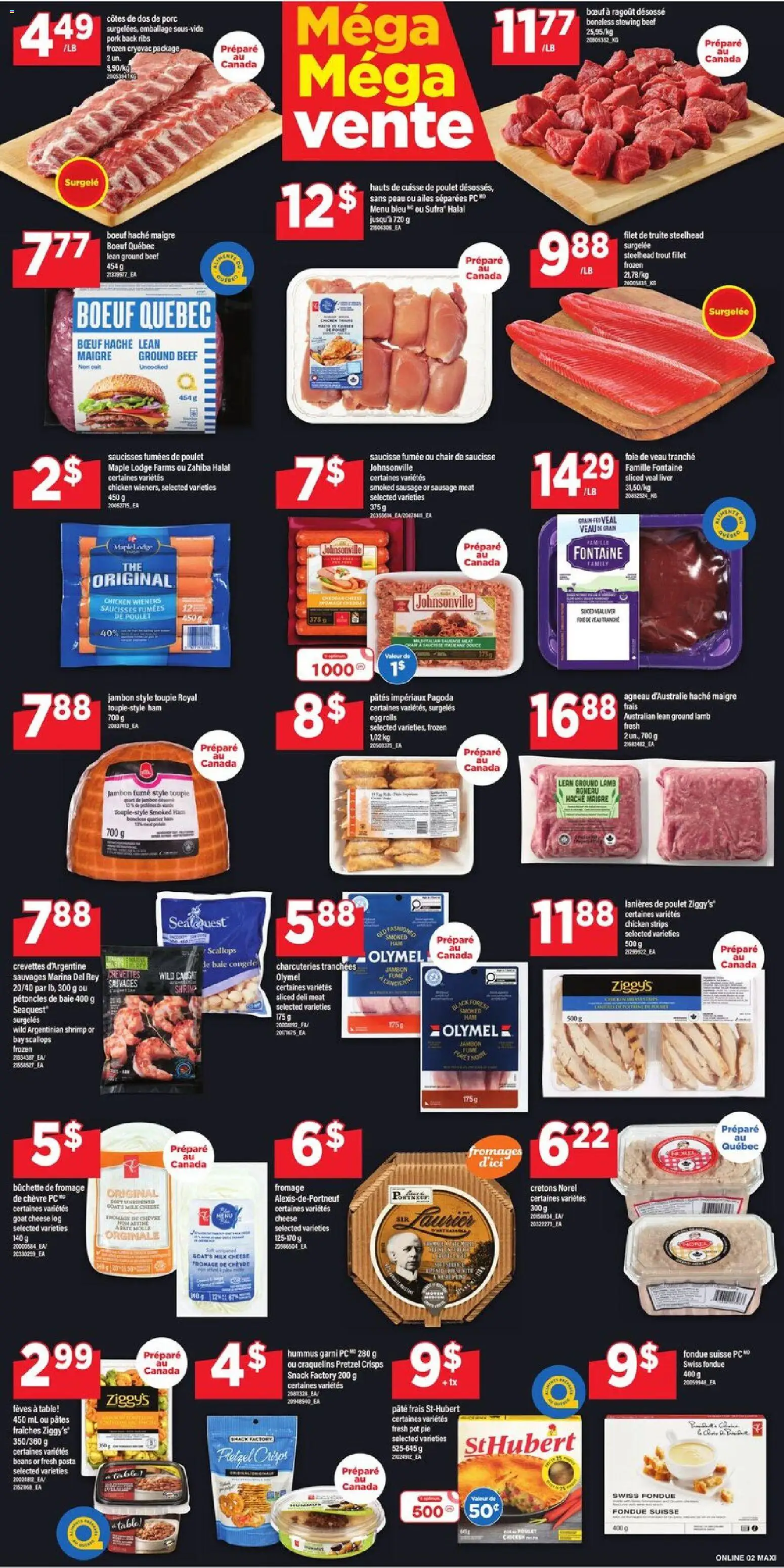 Maxi flyer valid from 27.11.2025 | Page: 7 | Products: Beef, Table, Milk, Chicken