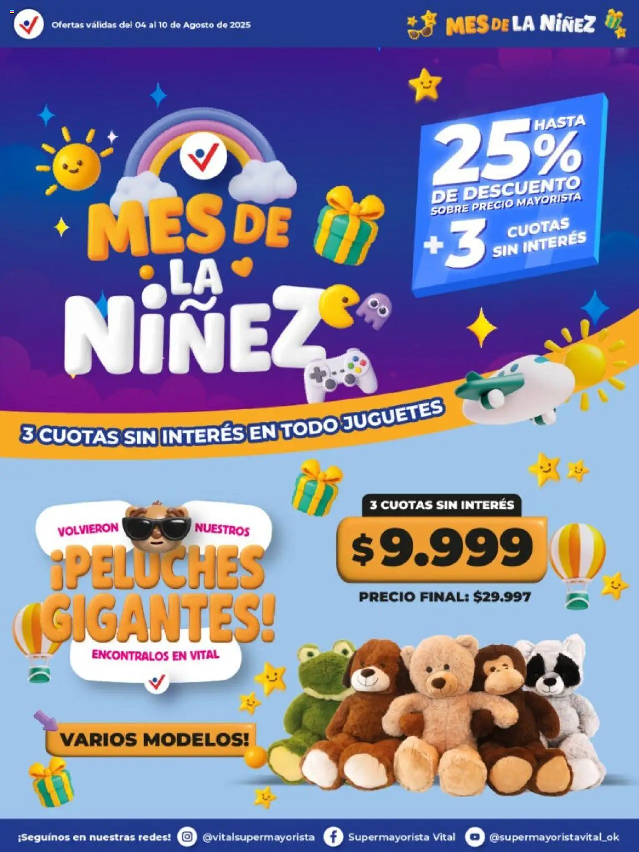 Vital - Mes de la niñez │ válido desde el 04.08.2025 | Página: 1 | Productos: Sobre
