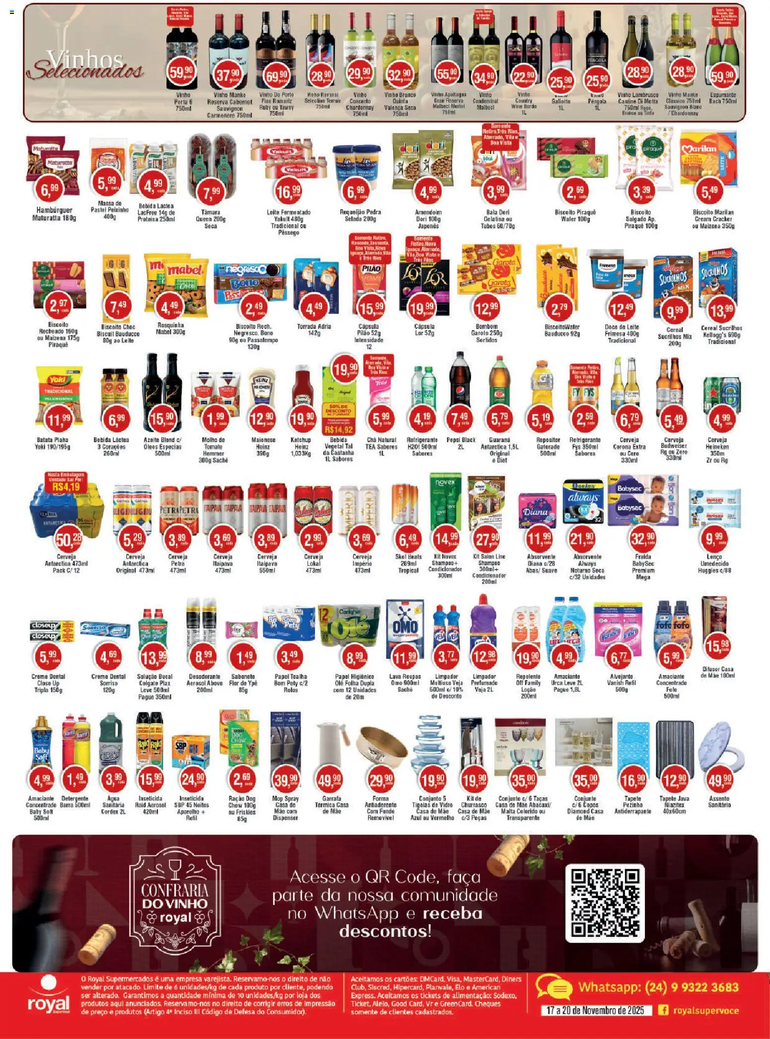 Royal Supermercados Folheto - válido de 17.11.2025 | Página: 2 | Produtos: Espumante, Massa, Refrigerante, Azeite
