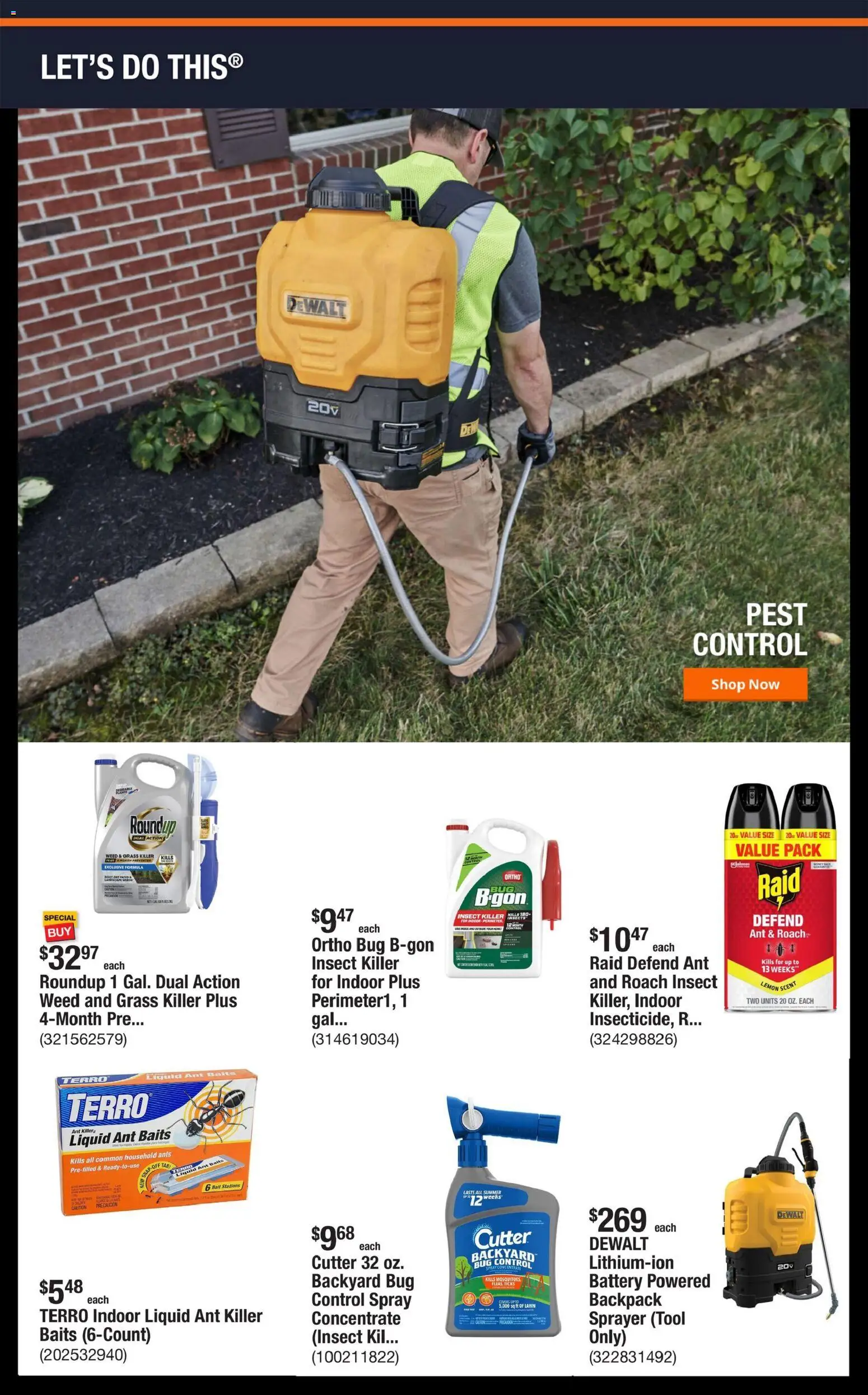 Home Depot Shop Pro Ad - OH - valid from 13.04.2026 | Page: 2 | Products: Bolts, Lemon, Backpack, Bait