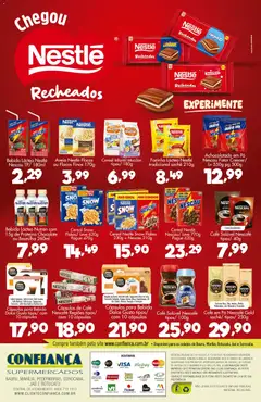 Confiança - Ofertas Nestlé - Pré-Visualização do folheto da loja Confiança, válido de 01.12.2025 | Página: 2 | Produtos: Achocolatado, Farinha láctea, Chocolate, Café solúvel