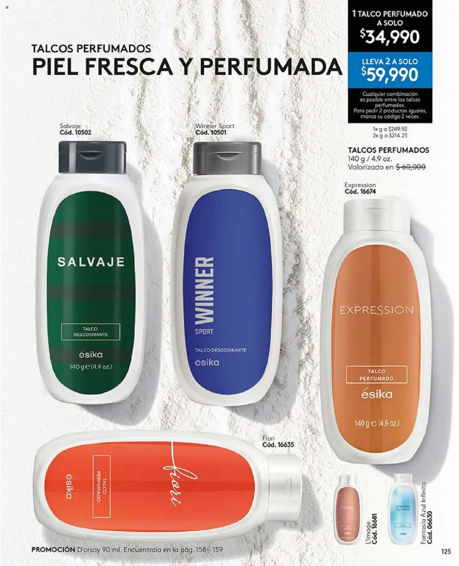 Ésika revista - valida desde el 01.01.2026 | Página: 125 | Productos: Combinación, Desodorante
