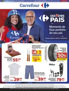 Carrefour - Ofertas Dia dos Pais - Pré-Visualização do folheto da loja Carrefour, válido de 25.07.2025
