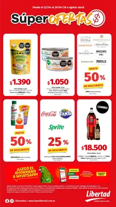 Vista previa Hipermercado Libertad - Superoferta  válido desde el 22.04.2026