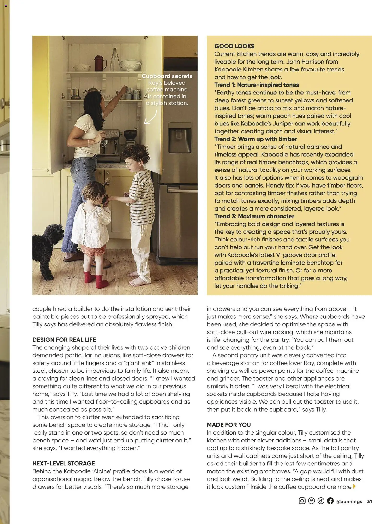 Bunnings Warehouse catalogue - valid from 01.03.2026 | Page: 31 | Products: Cupboard, Coffee, Toaster, Bench