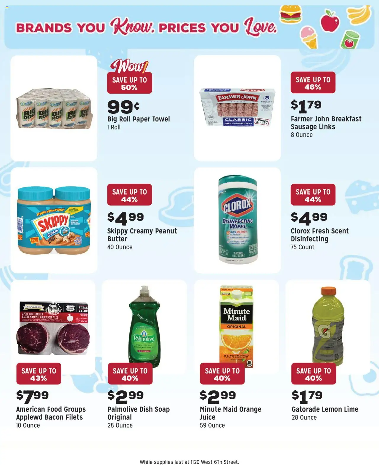 Grocery Outlet Weekly Ad - CA - valid from 20.08.2025 | Page: 5 | Products: Butter, Soap, Pork, Lime