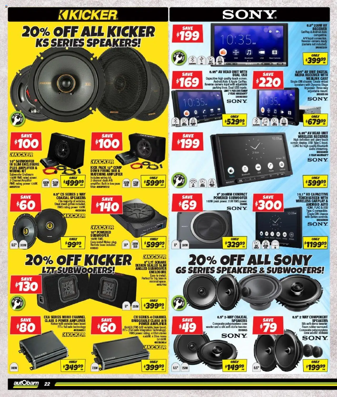 Autobarn catalogue - valid from 13.08.2025 | Page: 22 | Products: Camera, Audio, Safe, Stereo