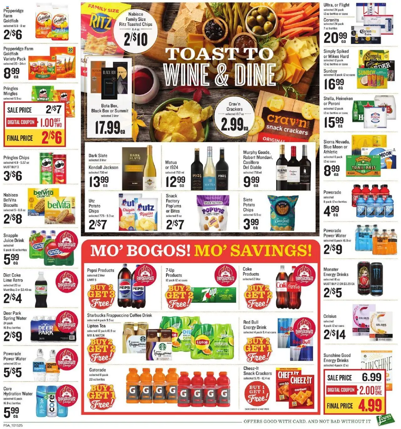 Lowes Foods Weekly Ad - NC - valid from 15.10.2025 | Page: 9 | Products: Box, Juice, Wine, Tea