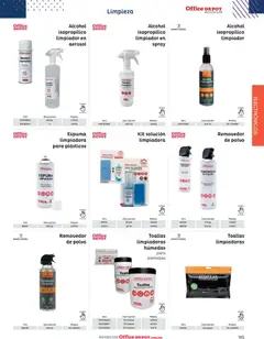 Vista previa de Office Depot catálogo 2026, nuevo folleto de la tienda, válido en México a partir del 12.01.2026 | Página: 197 | Productos: Espuma, Limpiador, Toalla, Polvo