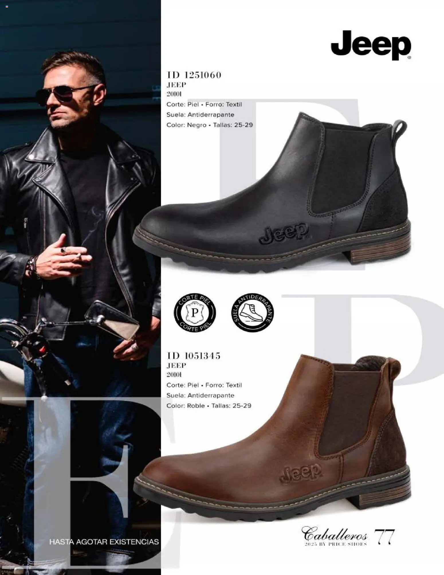 Nuevas ofertas de Price Shoes válidas en toda la República Mexicana desde el 26.11.2025. ¡Encuentra las mejores ofertas en Price Shoes catálogo Caballeros! | Página: 77