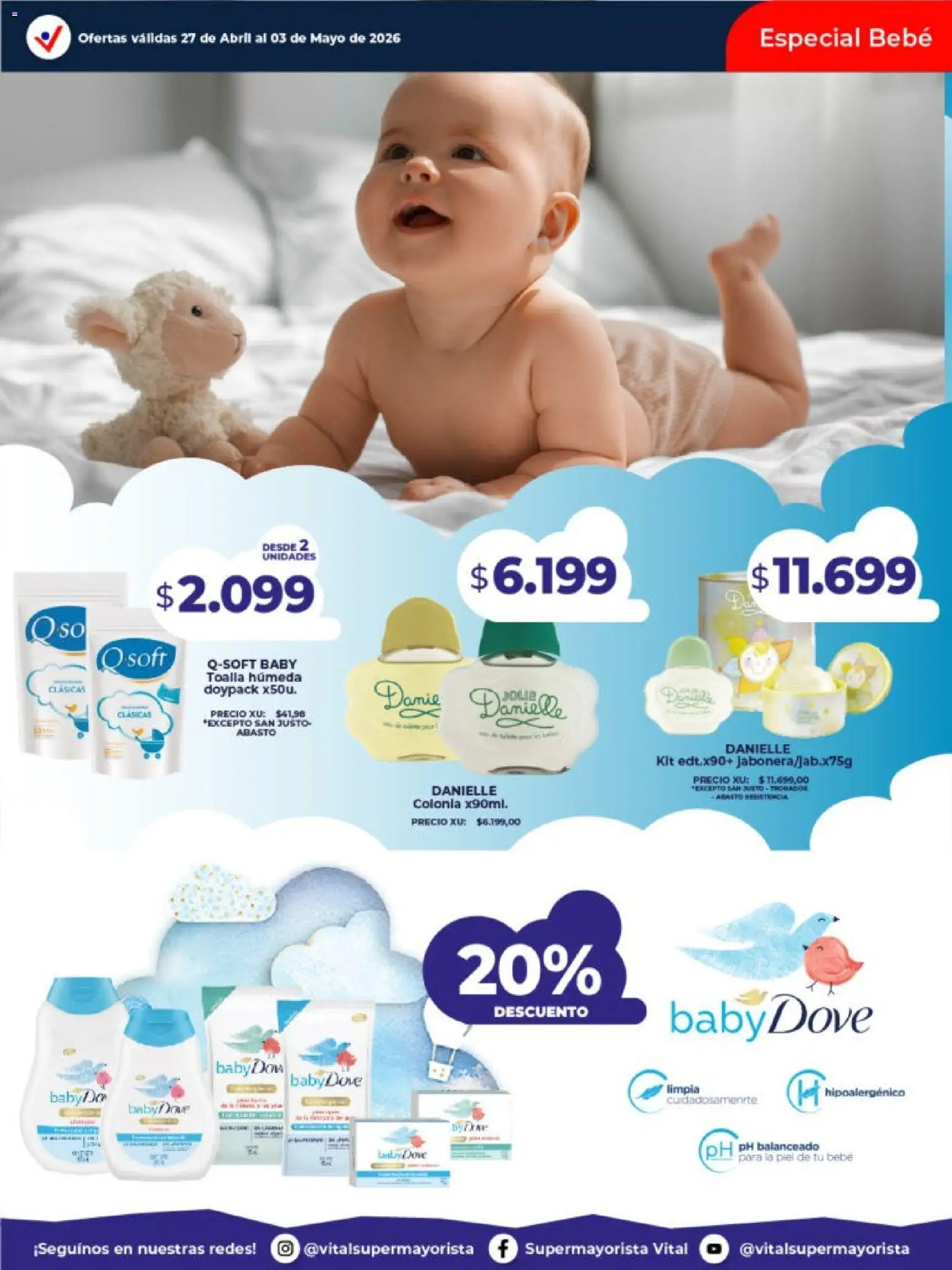 Vital - Especial de pañales │ válido desde el 27.04.2026 | Página: 5 | Productos: Toalla